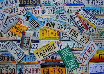Nummerplaten nummerplaat USA plaque immatriculation SPECIAL beschikbaar voor biedingen
