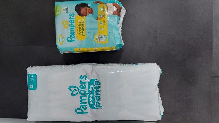 Pampers - pants & luiers - maat 6, Kinderen en Baby's, Overige Kinderen en Baby's, Nieuw, Ophalen