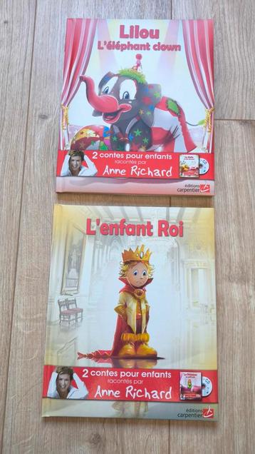 Lot de deux livres audio avec CD beschikbaar voor biedingen