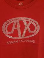 Armani Exchange rode t-shirt maat M, Kleding | Dames, T-shirts, Maat 38/40 (M), Ophalen of Verzenden, Korte mouw, Gedragen