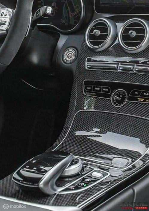Mercedes C-klasse W205 carbon Middenconsole origineel, Autos : Pièces & Accessoires, Habitacle & Garnissage, Utilisé, Enlèvement ou Envoi