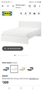 Ikea malm 160x200///met lattenbodem!!, Ophalen of Verzenden, Zo goed als nieuw