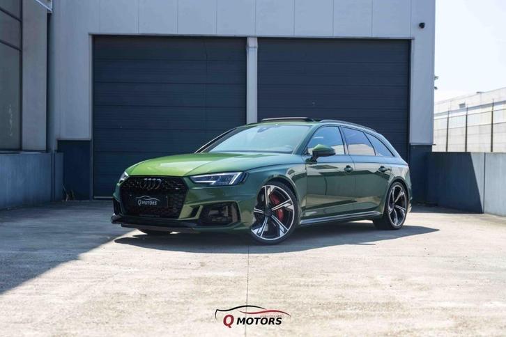 Audi RS4 BREAK-LED-360-KEYL-ACC-HEAT-COOL SEAT-PANO-HUD-BTW, Auto's, Audi, Bedrijf, Te koop, RS4, 360° camera, 4x4, ABS, Achteruitrijcamera