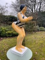 Duikende dame jacuzzi tuin, zwembad, vijver 115cm, Tuin en Terras, Ophalen, Nieuw, Kunststof, Mensenbeeld