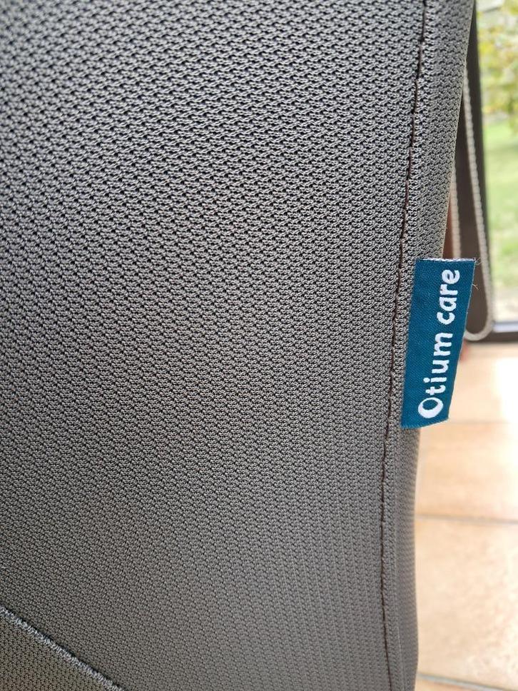 zorgzetel, Huis en Inrichting, Stoelen, Zo goed als nieuw, Eén, Hout, Stof, Grijs, Ophalen