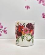🌸 Bloemen Kaars, Huis en Inrichting, Woonaccessoires | Kandelaars en Kaarsen, Ophalen of Verzenden