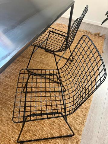 2x Metal Wire Chair HK Living  beschikbaar voor biedingen