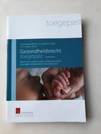 Gezondheidsrecht toegepast (D. Minten en L. te Rijdt), Boeken, Ophalen, Zo goed als nieuw, Hoger Onderwijs