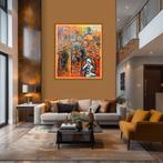 UNIEK ORIGINEEL WERK VAN ABOUDIA, Antiek en Kunst, Kunst | Schilderijen | Modern, Ophalen of Verzenden