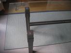 unieke met de hand gemaakte eettafel , met dik glazen blad, Huis en Inrichting, Ophalen, 50 tot 100 cm, Zo goed als nieuw, Vijf personen of meer