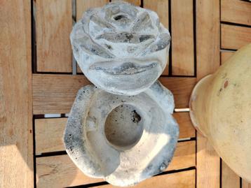 Ancien photophore en terra cotta, Enlèvement ou Envoi, Comme neuf, Jardin