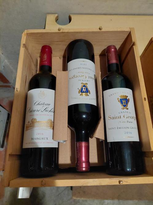 18 zeer goede flessen Franse wijn (rood), Collections, Vins, Neuf, Vin rouge, France, Pleine, Enlèvement