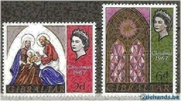 Gibraltar 1967 - Yvert 201-202 - Kerstmis (PF) beschikbaar voor biedingen