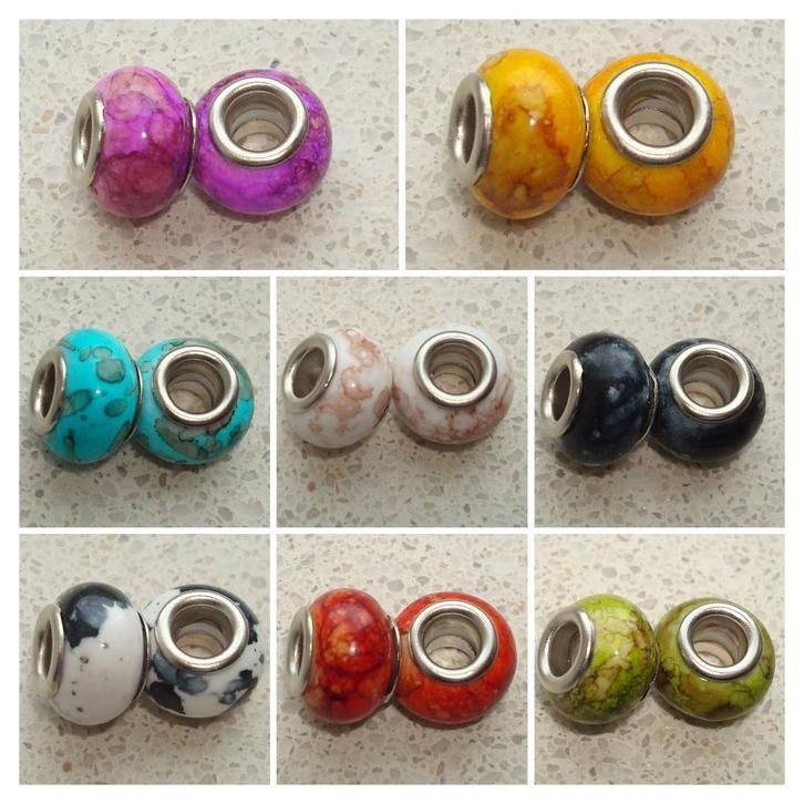 Voordeelpakket 50 bedels Spotted, Handtassen en Accessoires, Bedels, Overige merken, Overige materialen, 4 bedels of meer, Verzenden
