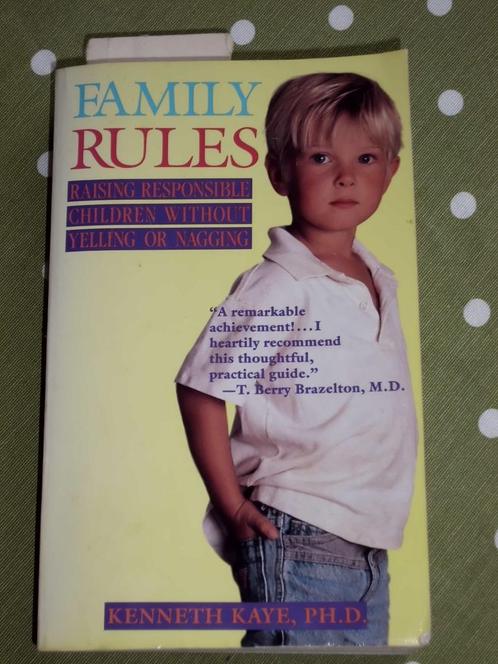 Boek / Family Rules / psychologie / opvoeding, Livres, Psychologie, Utilisé, Enlèvement ou Envoi