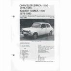 Chrysler Simca 1100 Vraagbaak losbladig 1979-1980 #1 Nederla, Boeken, Auto's | Boeken, Gelezen, Ophalen of Verzenden