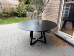 Table à manger ronde noir, Huis en Inrichting, Tafels | Eettafels, Ophalen, Zo goed als nieuw