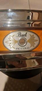 Pearl PICCOLO Snare Drum almost NEW with Stand and cover, Ophalen of Verzenden