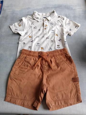 Poloshirt + bermudabroekje  beschikbaar voor biedingen