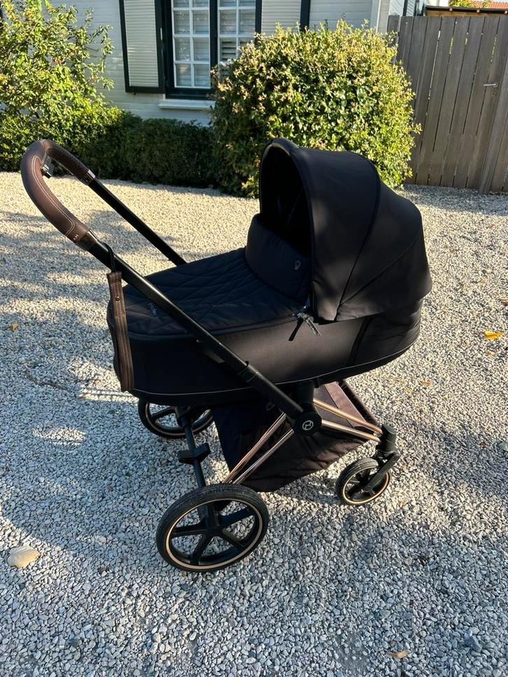 Cybex Priam Rose Gold, Kinderen en Baby's, Kinderwagens en Combinaties, Zo goed als nieuw, Kinderwagen, Overige merken, Met reiswieg