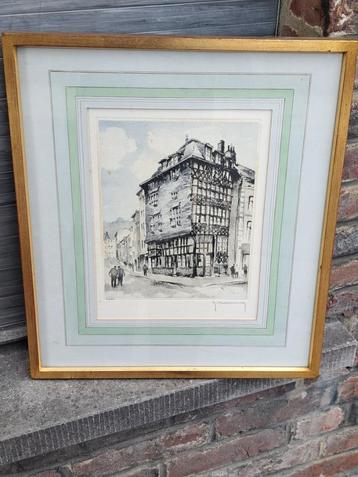 gravure signe roger hebbelinck beschikbaar voor biedingen