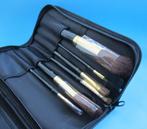 BEAUTYSET–5 dlg. Kwastenset + Wenkbrouw kwastje met kam, Handtassen en Accessoires, Zwart, Nieuw, Make-up, Verzenden