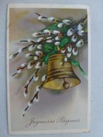Carte postale ancienne de Pâques Joyeuses Pâques écrite avec, Affranchie, (Jour de) Fête, 1920 à 1940, Enlèvement ou Envoi
