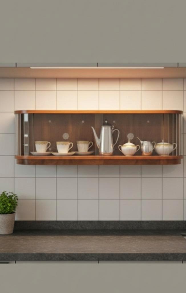 Retro vitrine  bar  uit de jaren 50 60, Huis en Inrichting, Kasten | Overige, Gebruikt, Ophalen