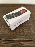 Emporia gsm telefoon met grote toetsen simpel, Geen camera, Zwart, Fysiek toetsenbord, Inklapmodel