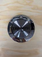 Triumph T120 koppelingsbadge, chroom, Motoren, Accessoires | Overige, Nieuw