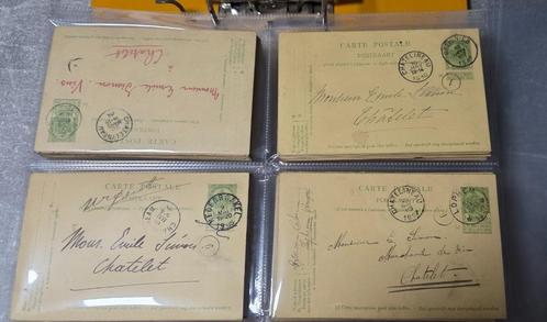 Bouffioulx+Châtelineau+Châtelet+Entier postaux+Négociant vin, Verzamelen, Postkaarten | België, Gelopen, Henegouwen, Voor 1920