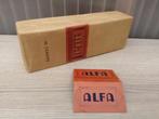 ALFA......cigarettenblaadjes...jaren ????, Ophalen of Verzenden, Zo goed als nieuw, Tabaksdoos of Verpakking