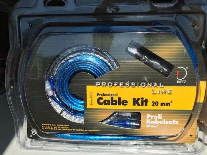 Dietz 23112 – 20mm² kabelset, Auto diversen, Autospeakers, Nieuw, Ophalen of Verzenden