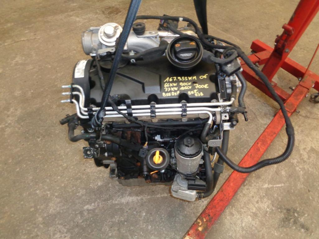 A vendre moteur BXE BXC BXF BJB 66-77KW 90-105CV 167.955KM, Autos : Pièces & Accessoires, Moteurs & Accessoires, Enlèvement, Utilisé