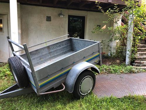 Remorque pratique en métal 1 essieu, Auto diversen, Aanhangers en Bagagewagens, Gebruikt, Ophalen