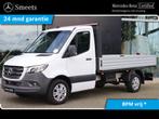 Mercedes-Benz Sprinter 317 CDI LED AUT. OPEN LAADBAK, Auto's, Bestelwagens en Lichte vracht, Automaat, 4 cilinders, 2000 kg, Wit