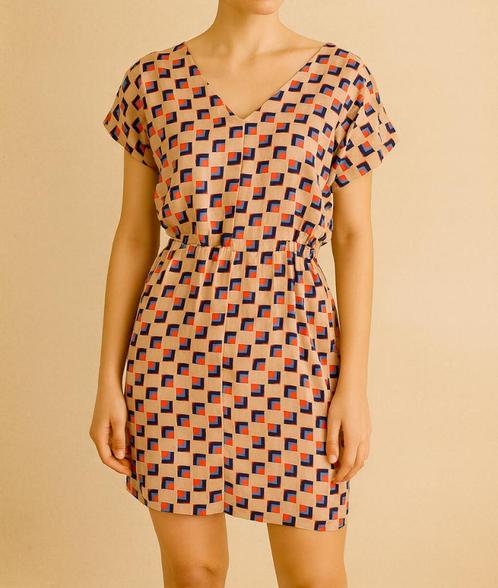 designer jurk van Nathalie Vleeschouwer maat S, Kleding | Dames, Jurken, Zo goed als nieuw, Maat 36 (S), Overige kleuren, Boven de knie