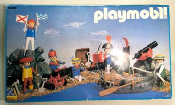 Playmobil vintage 3410 -esp 7 Piratas Pirates  + box 1977 beschikbaar voor biedingen