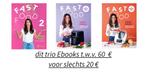 3 FASTFOOD KOOKBOEKEN van Sandra Bekkari (EBOOK versie !), Boeken, Verzenden, Nieuw, Hoofdgerechten, Gezond koken