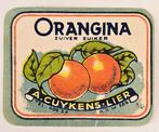 Orangina A.Cuykens Lier Etiquette Bottle Label 34, Verzenden, Zo goed als nieuw, Overige typen, Overige merken