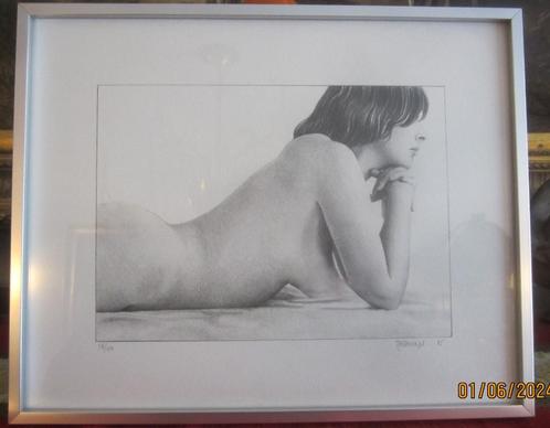 "Liggend naakt" - Roger Wittevrongel, Antiek en Kunst, Kunst | Litho's en Zeefdrukken, Ophalen