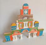 Unieke Vintage blokkendoos / Building bricks, silk, Ophalen of Verzenden, Zo goed als nieuw, Bouwen