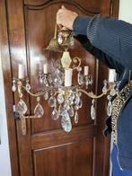 2 luchters  in glas, Antiek en Kunst, Ophalen