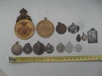 13 médailles de bronze et argent, Ophalen of Verzenden, Brons