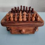 Houten schaakspel., Gebruikt, Ophalen of Verzenden