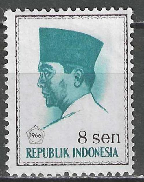 Indonesie 1966/1967 - Yvert 456 - President Sukarno (PF), Postzegels en Munten, Postzegels | Azië, Postfris, Verzenden