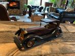 Vintage houten wagen - auto oldtimer, Antiek en Kunst, Ophalen of Verzenden