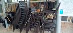 Partij stoelen met en zonder leuning zwart, Ophalen, Gebruikt