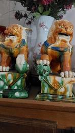 Stel Chinese Foo Dogs porcelein - beschermers, Enlèvement