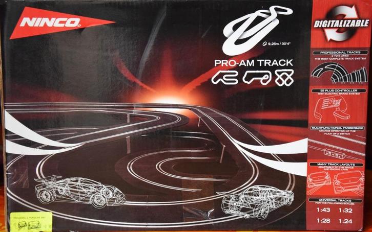 Ninco racebaan Pro-Am Track, Hobby en Vrije tijd, Modelauto's | 1:32, Zo goed als nieuw, Overige typen, Overige merken, Ophalen of Verzenden